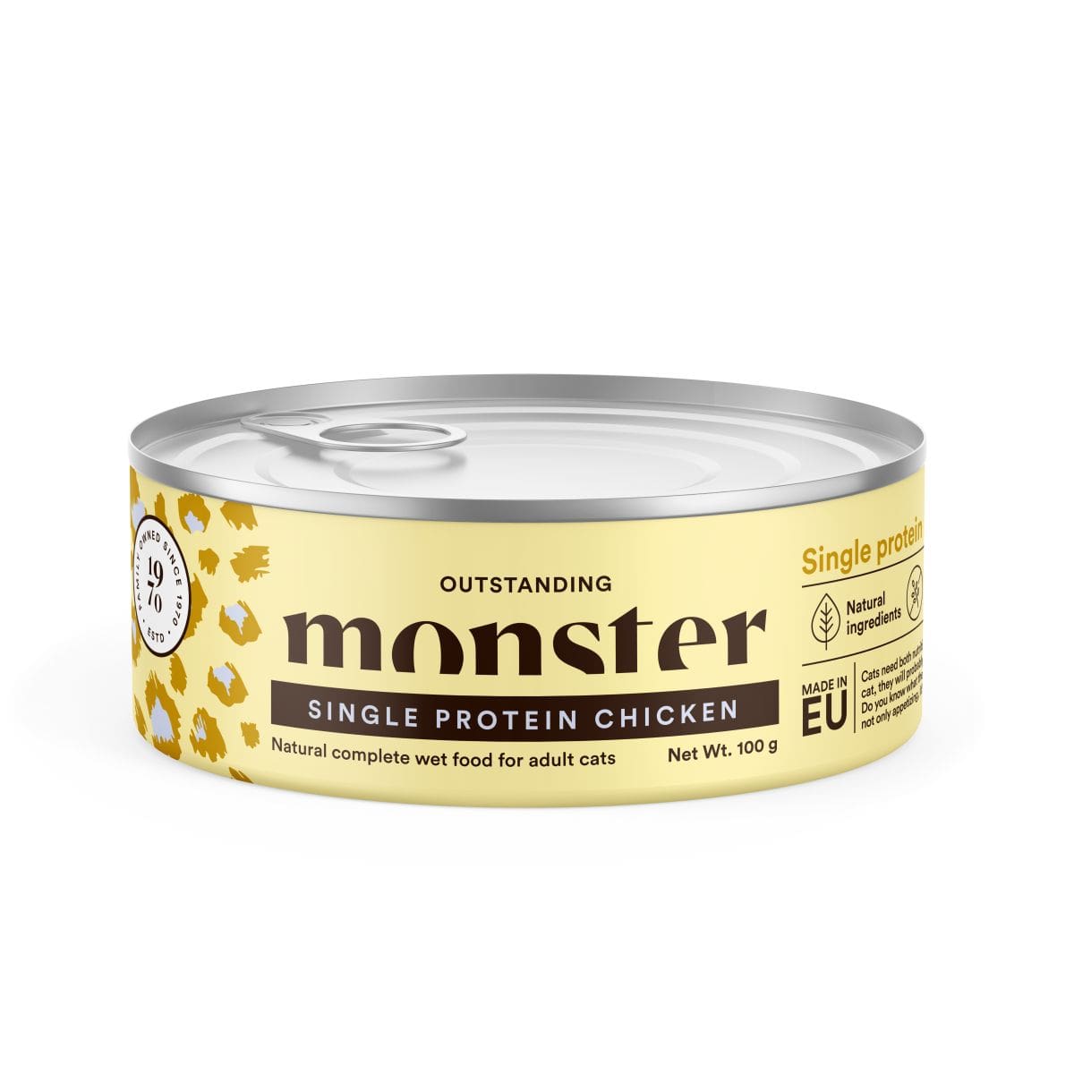 Monster Cat Adult Single Protein Chicken Burk 100g