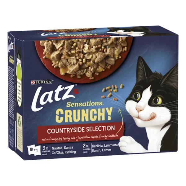 Latz Sensations Crunchy Countryside Selection i géle 10x85g