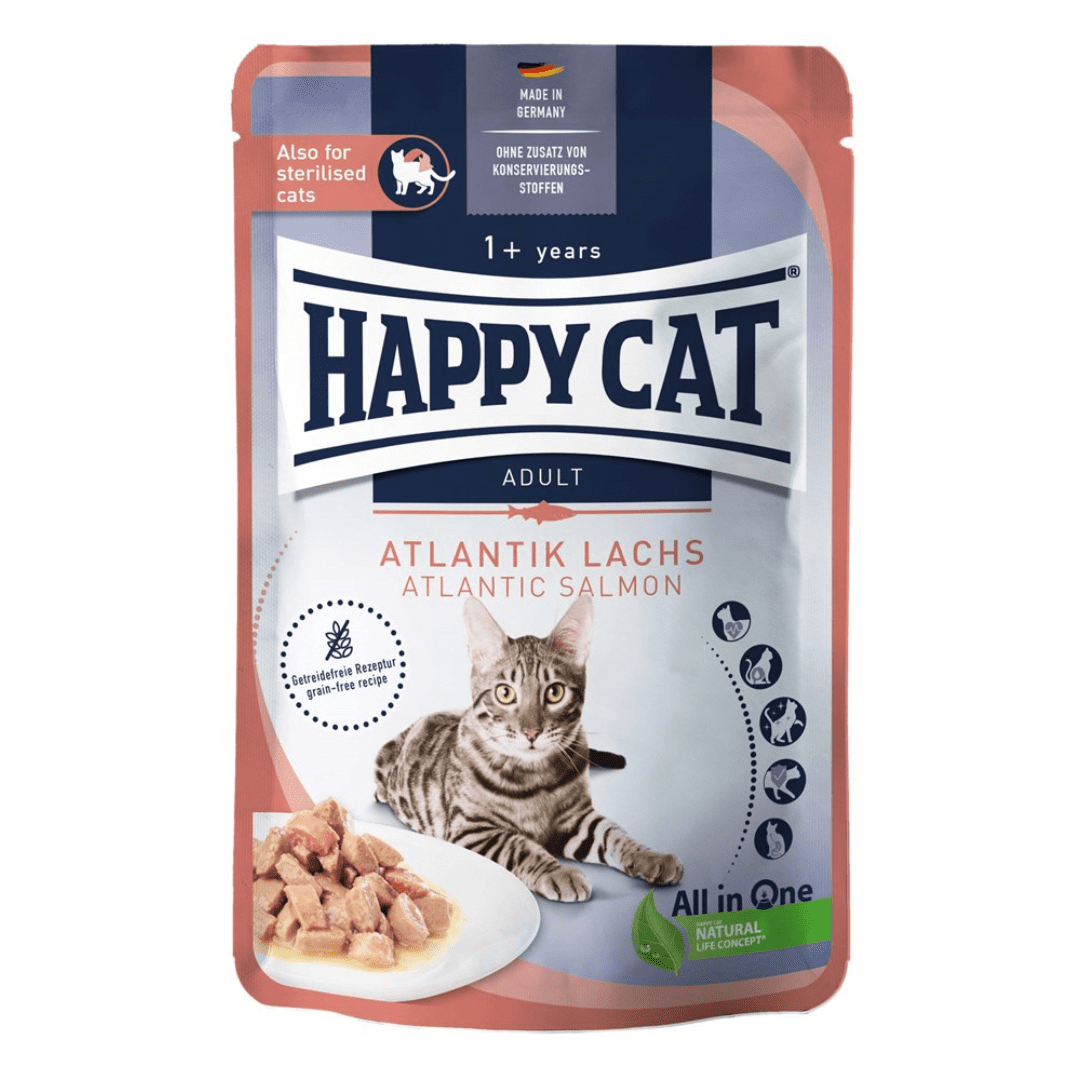 Happy Cat Adult Lax i Sås 85 g
