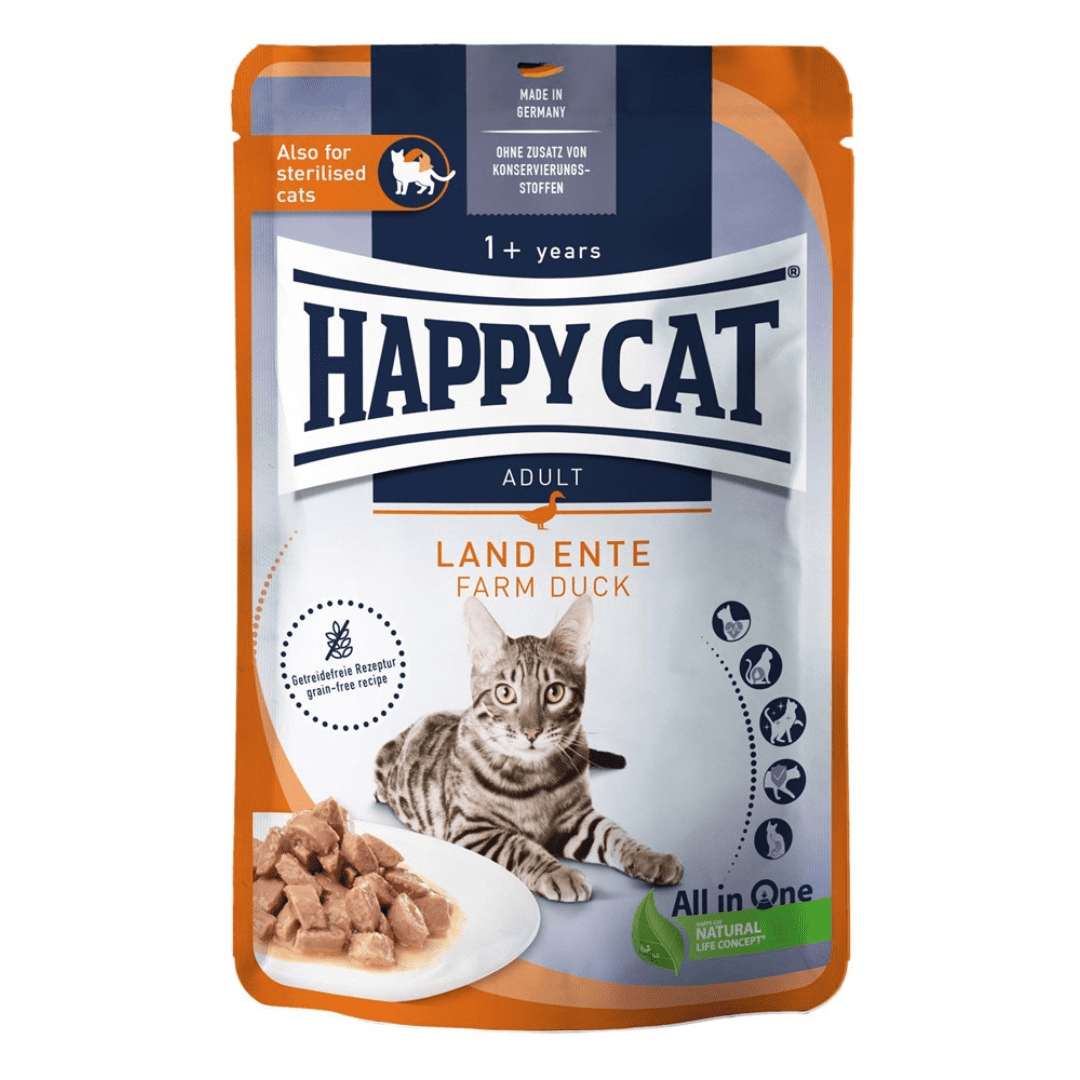 Happy Cat Adult Anka i Sås 85 g