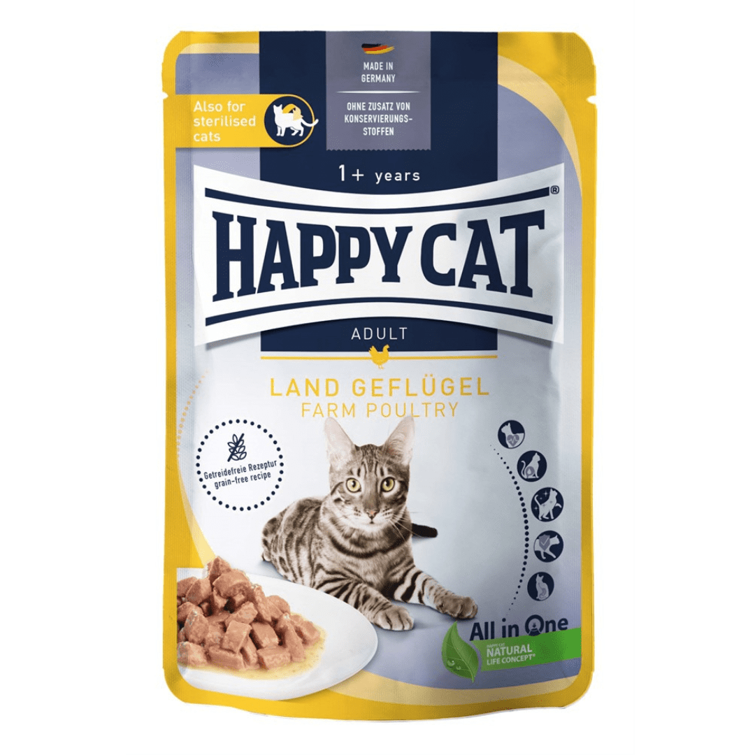Happy Cat Adult Fågel i Sås 85 g