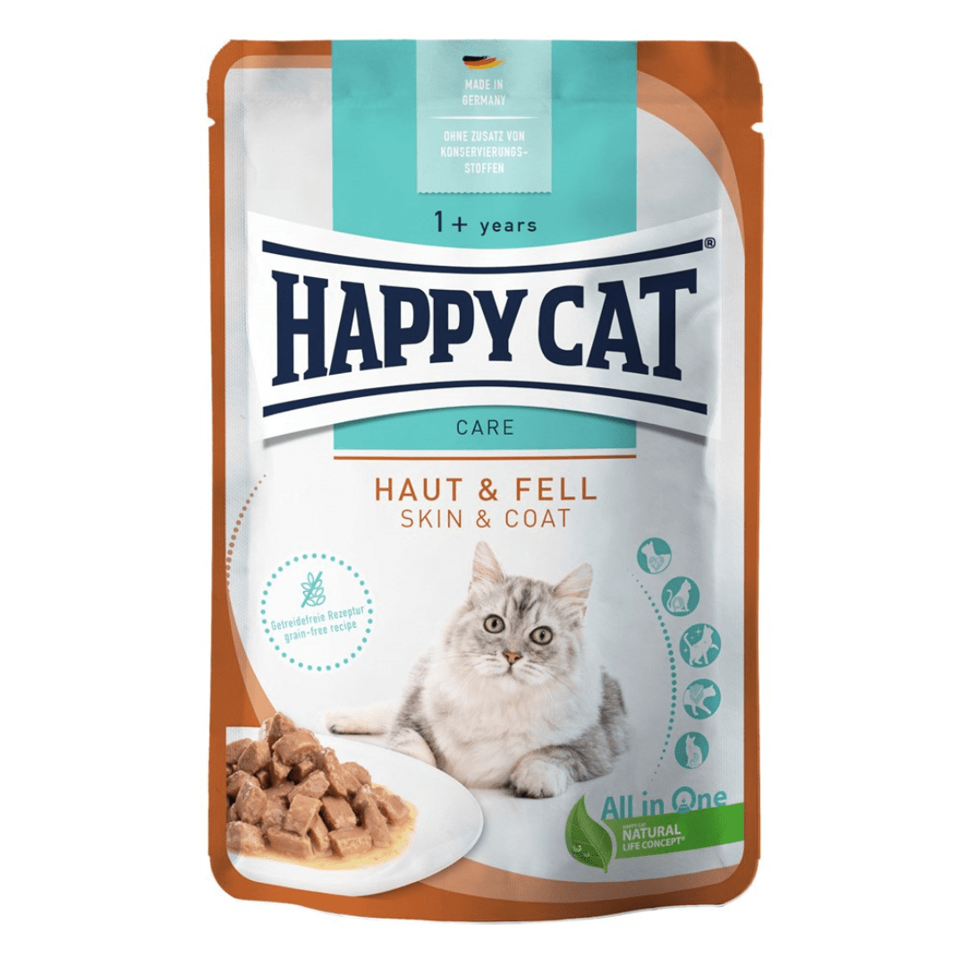 Happy Cat Hud & Päls Bitar i Sås 85 g