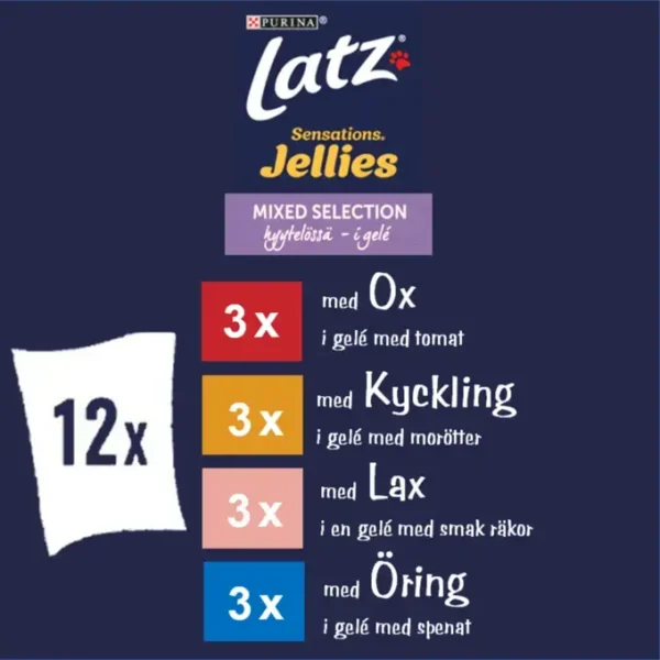 Latz Sensations Jellies Mixed Selection i géle 12x85g - Bild 2