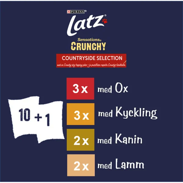 Latz Sensations Crunchy Countryside Selection i géle 10x85g - Bild 2