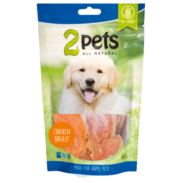 2pets Dogsnack Chicken Breast 100 g