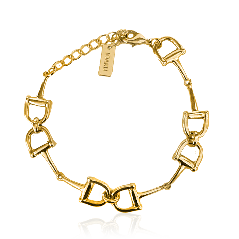 IOAKU-bracelet-chunky-horse-bit-goldr