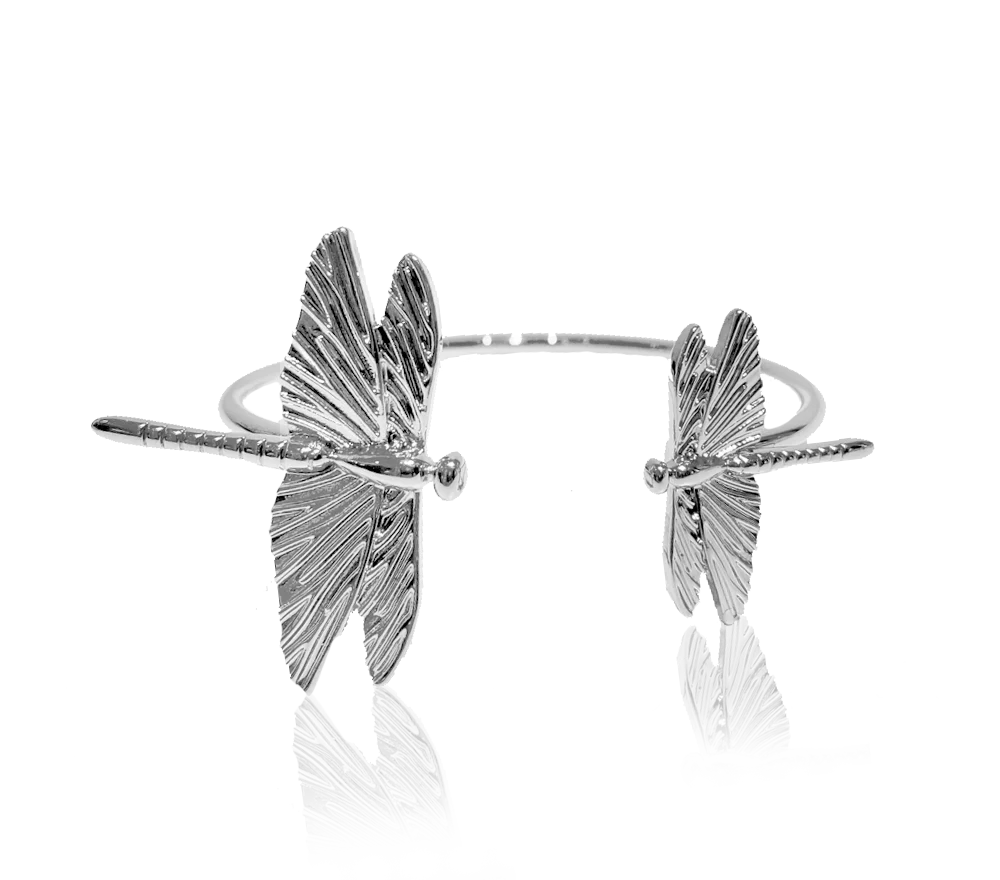 IOAKU-bracelet-cuff-dragonfly-silver