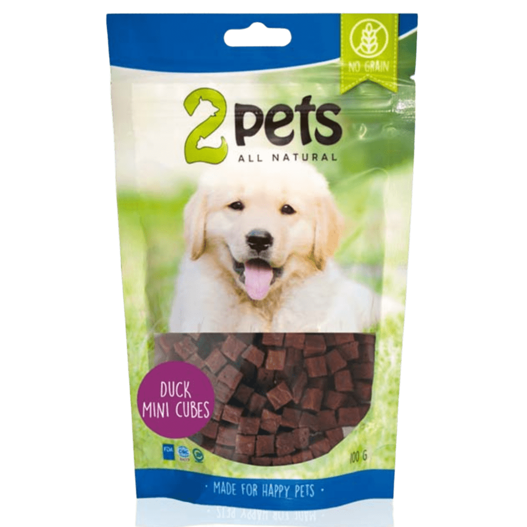2pets Dogsnack Duck MiniCubes 100 g